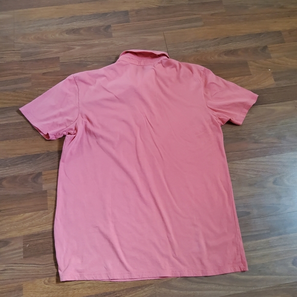 Save Khaki Polo Knit Shirt XL Peach New - Picture 4 of 5